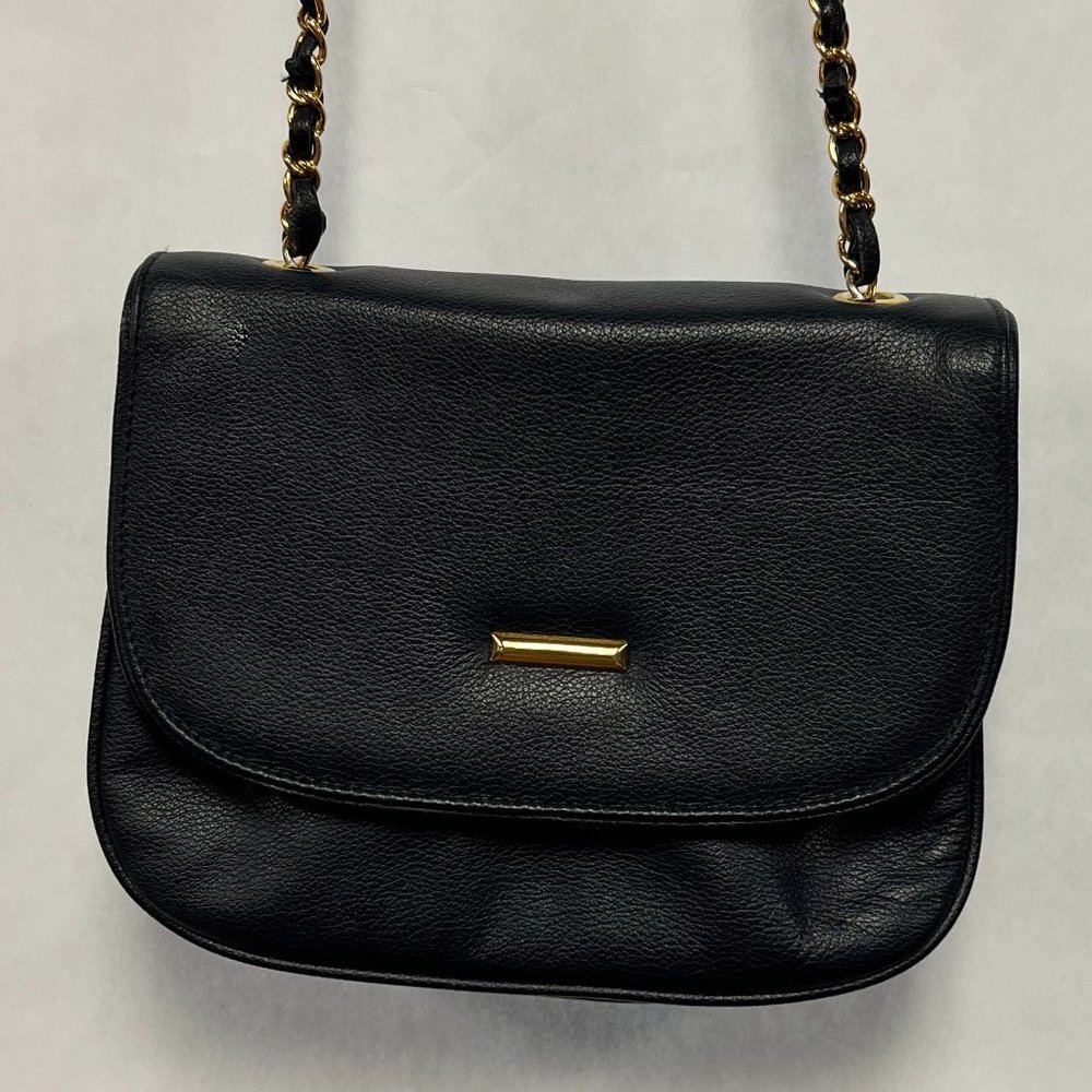 Toni Leather with Chain Purse